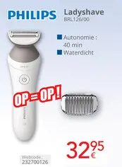 Promotie: Ladyshave BRL126/00
