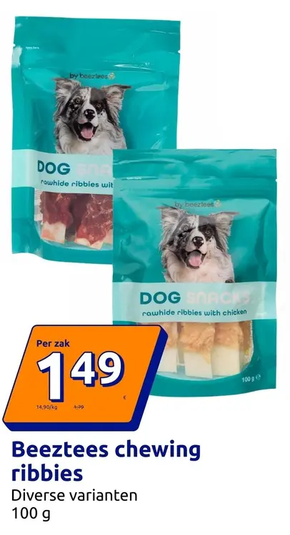 Promotie: Beeztees chewing ribbies