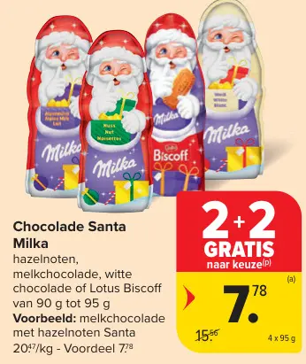 Promotie: Chocolade Santa