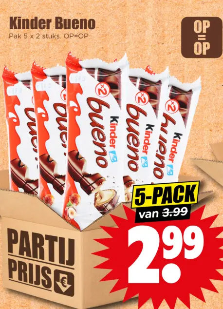 Aanbieding: Kinder Bueno