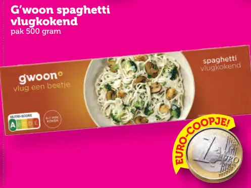 Aanbieding: spaghetti vlugkokend