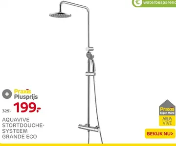 Aanbieding: AQUAVIVE STORTDOUCHE-SYSTEEM GRANDE ECO