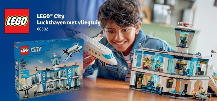 Aanbieding: LEGO® City Luchthaven met vliegtuig