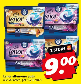 Aanbieding: Lenor all-in-one pods