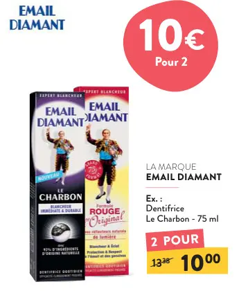 Offre: Dentifrice Le Charbon