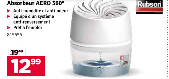 Offre: Absorbeur AERO 360°