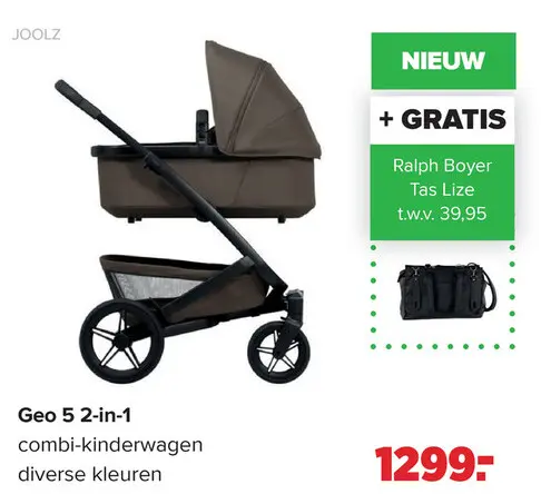 Aanbieding: Geo 5 2-in-1 combi-kinderwagen