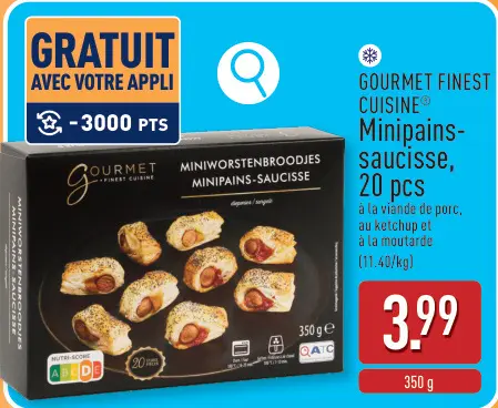 Offre: Minipains-saucisse