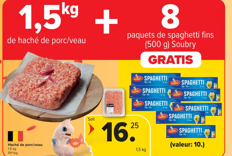 Offre: Haché de porc/veau