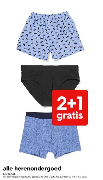 Promotie: Herenondergoed