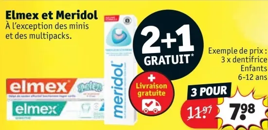 Offre: Dentifrice