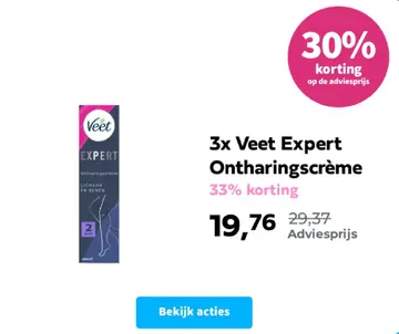 Aanbieding: Veet Expert Ontharingscrème