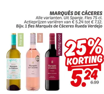 Aanbieding: Marqués de Cáceres
