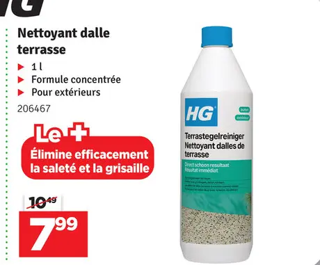 Offre: Nettoyant dalle terrasse