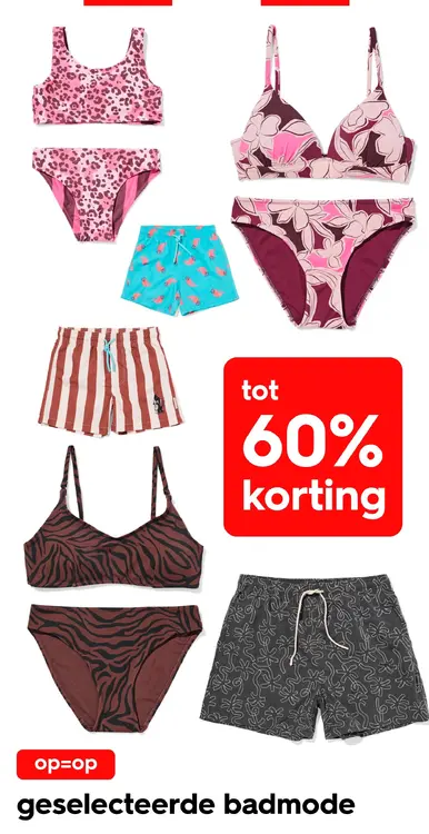 Aanbieding: geselecteerde badmode