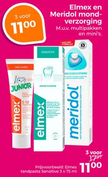 Aanbieding: Elmex en Meridol mondverzorging