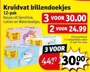 Aanbieding: Kruidvat billendoekjes
