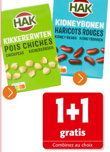 Offre: Kikkererwten pois chiches
