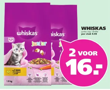Aanbieding: Whiskas Junior kip