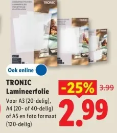 Aanbieding: Lamineerfolie