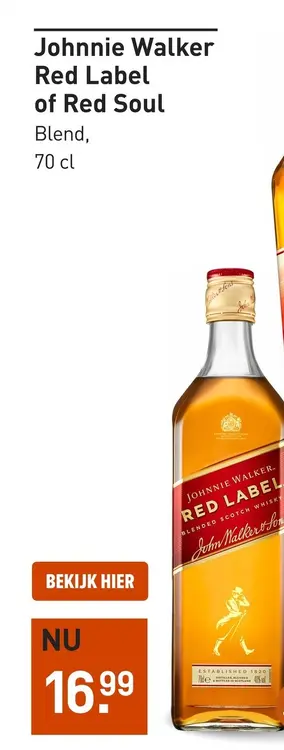 Aanbieding: Red Label of Red Soul
