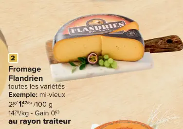 Offre: Fromage Flandrien