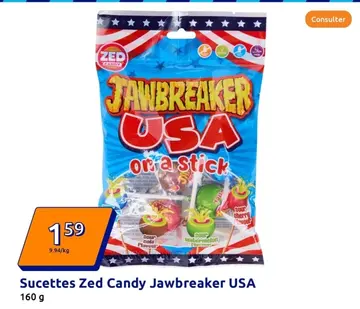 Offre: Sucettes Zed Candy Jawbreaker USA