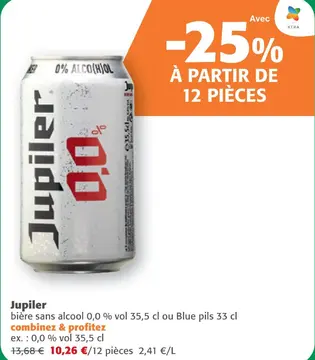 Offre: Jupiler