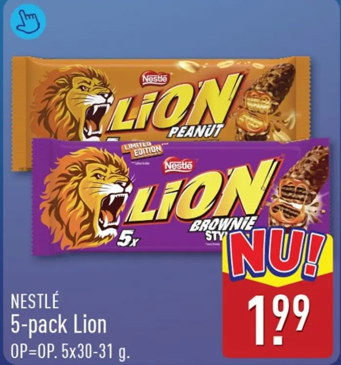 Aanbieding: 5-pack Lion