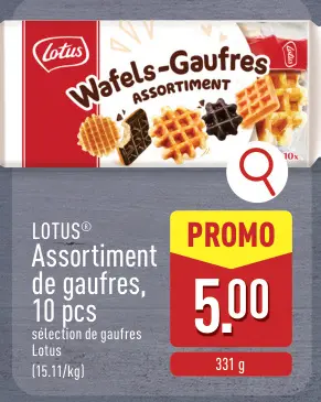 Offre: Assortiment de gaufres