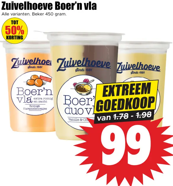 Aanbieding: Boer'n vla