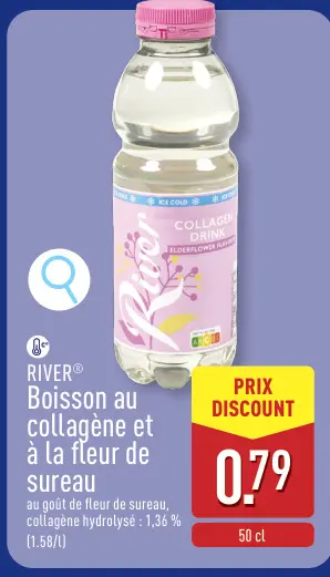 Offre: Boisson au collagène et à la fleur de sureau