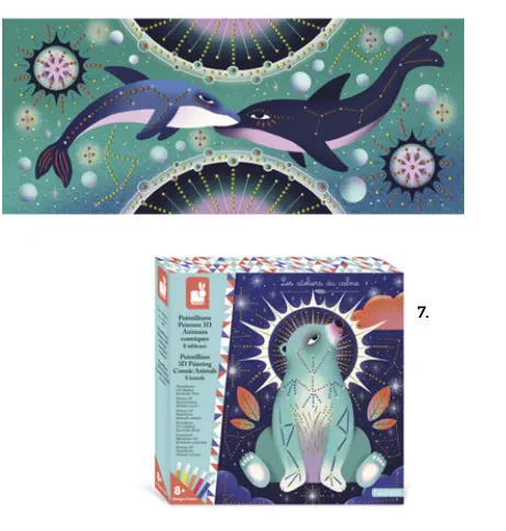 Promotie: Pointillisme Peinture 3D Animaux Cosmiques