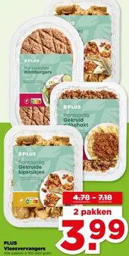 Aanbieding: Plus Vleesvervangers