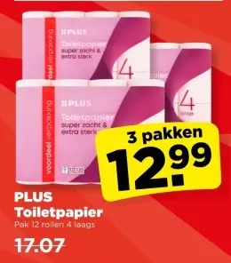Aanbieding: Toiletpapier