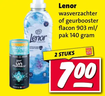 Aanbieding: Lenor wasverzachter of geurbooster