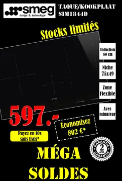 Offre: Taque/kookplaat sim1844d
