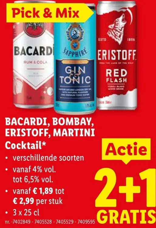 Promotie: Cocktail