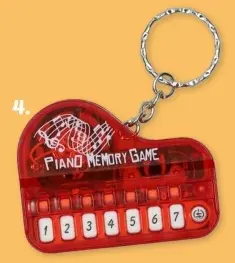 Aanbieding: Piano sleutelhanger