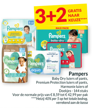 Aanbieding: Pampers Baby Dry luiers