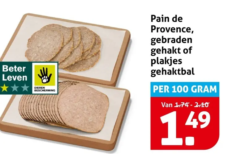 Aanbieding: Pain de Provence, gebraden gehakt of plakjes