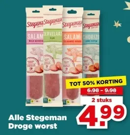 Aanbieding: Droge worst