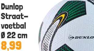 Aanbieding: Dunlop Straatvoetbal Kleur