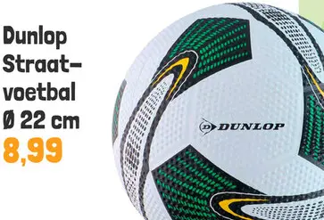 Aanbieding: Dunlop Straatvoetbal Kleur