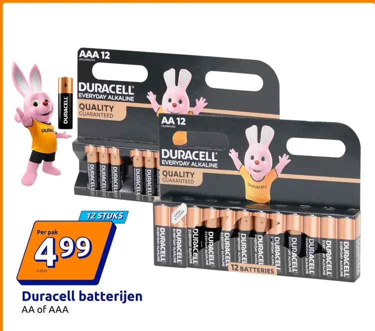 Promotie: Duracell batterijen