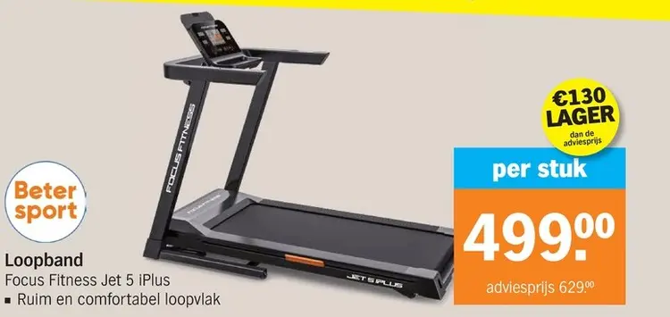 Promotie: Loopband Focus Fitness Jet 5 iPlus