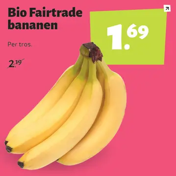 Aanbieding: Bio Fairtrade bananen