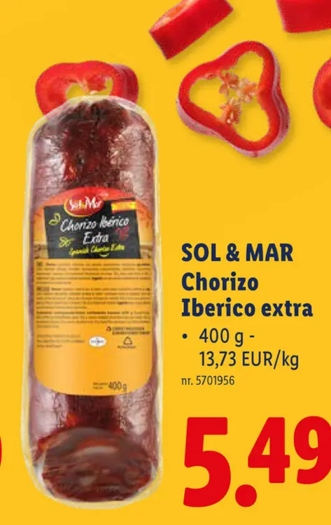Promotie: Chorizo Iberico extra