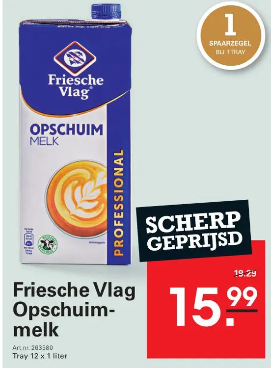 Aanbieding: Opschuimmelk