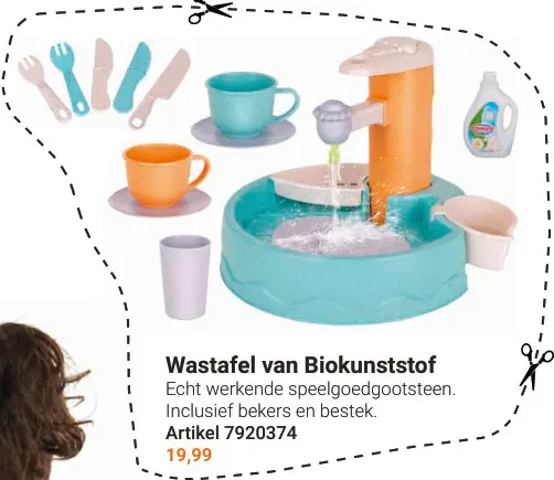 Aanbieding: Wastafel van Biokunststof